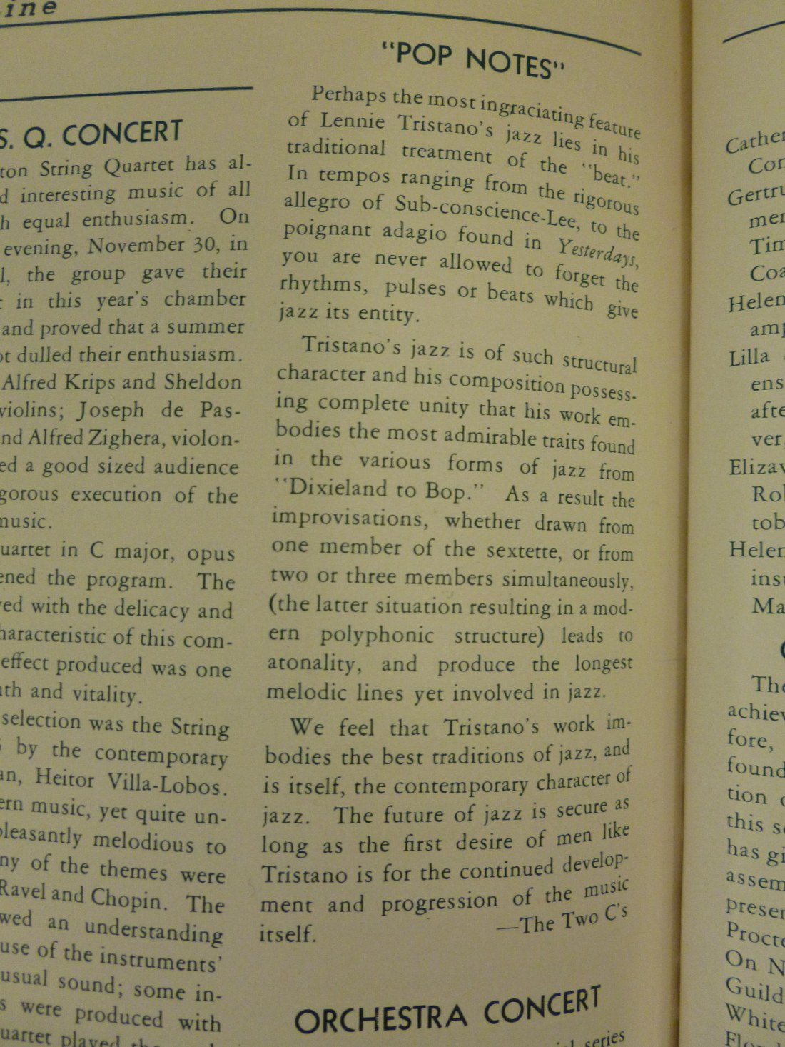 Cecil Taylor, Pop Notes, Melodic Line, 1950, 1
